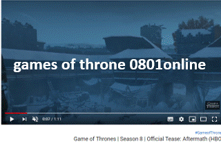 games of throne 0801online