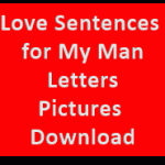 Love Sentences for My Man Letters Pictures Download