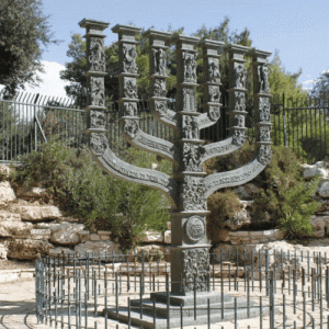 the state symbol of Israel menora